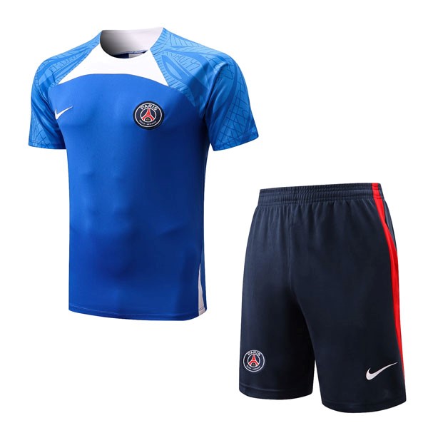 Trainingsshirt PSG Komplett-Set 2022-23 Blau 2
